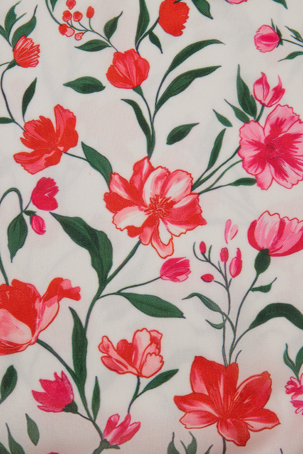 Pink  Floral Maxi Dress