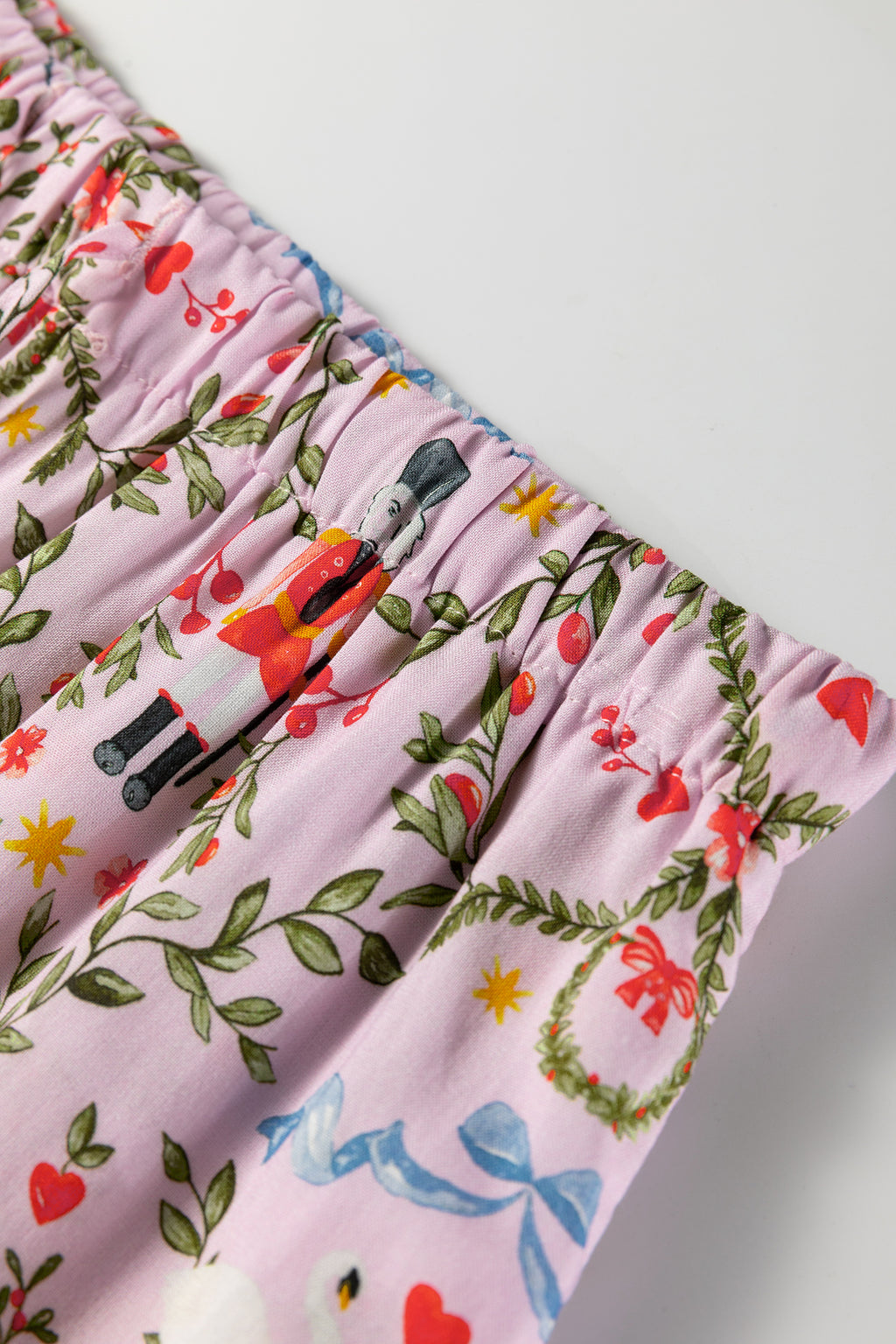 Pink Nutcracker Long Sleeve 2pcs Pajama Set