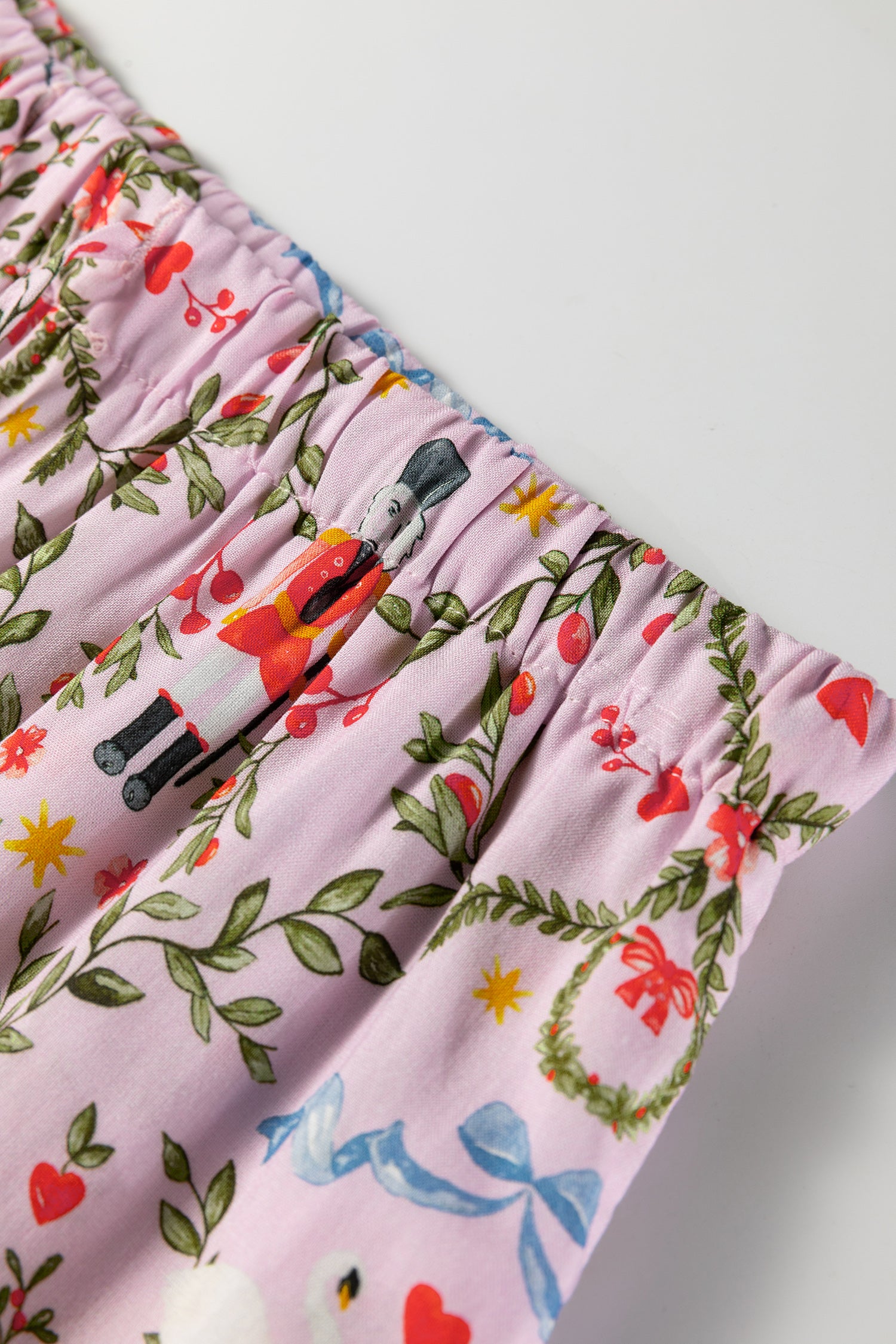 Pink Nutcracker Long Sleeve 2pcs Pajama Set