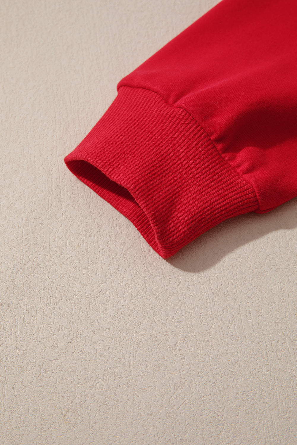 Merry and Bright Plaid Embroidered Letter Sweatshirt